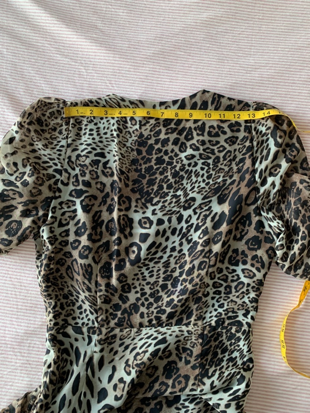 Anthropologie ASTR Leopard animal Print Midi Dress in Brown and Black Size M - Picture 12 of 14